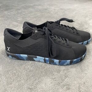 Flux Footwear Adapt Runner Mens 12 Womens 13‎ Black Blue Camo Barefoot Sneakers